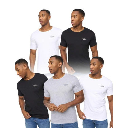 Front - Crosshatch Mens Basicstandard T-Shirt (Pack of 5)