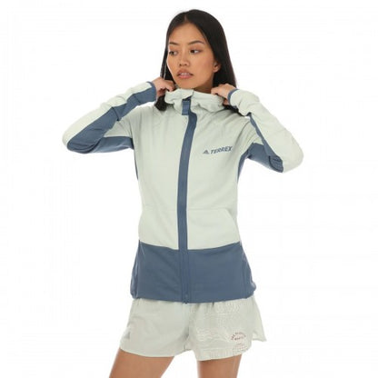 Front - Adidas Womens/Ladies Terrex Zupahike Fleece Jacket