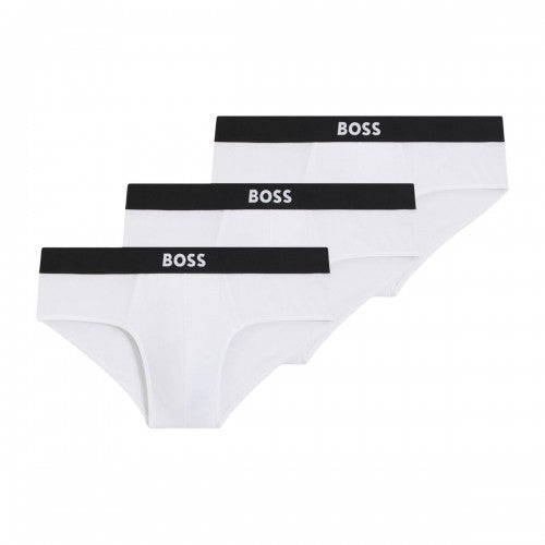 Front - Boss Mens Logo Briefs (Pack of 3)