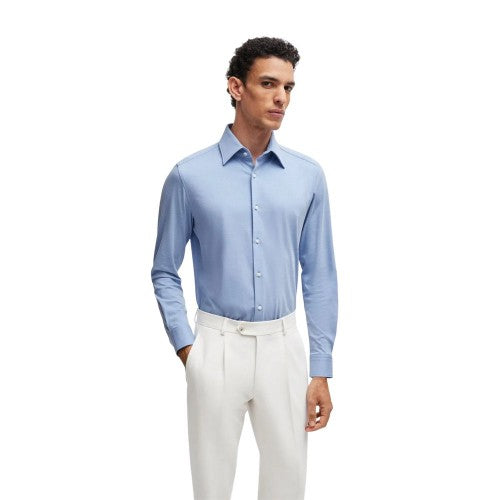 Front - Boss Mens L-Hays Kent Collar Shirt