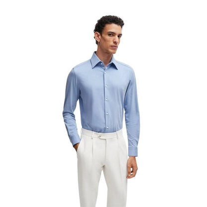Front - Boss Mens L-Hays Kent Collar Shirt