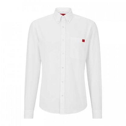 Front - Hugo Mens Slim Long-Sleeved Shirt
