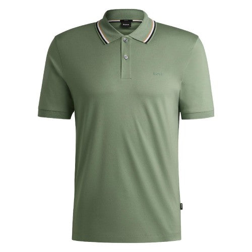 Dark Blue - Front - Boss Mens Penrose 38 Polo Shirt