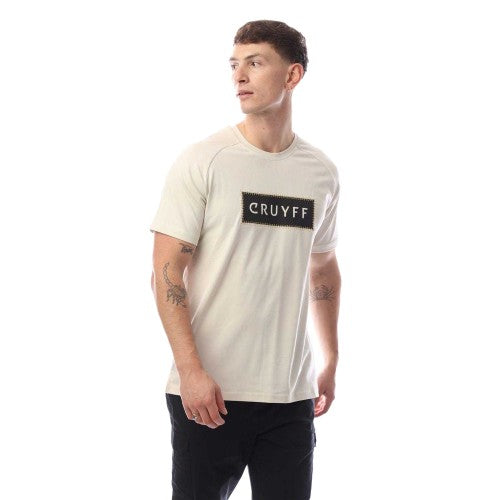 Front - Cruyff Mens Fuzeknit Laser Cut T-Shirt