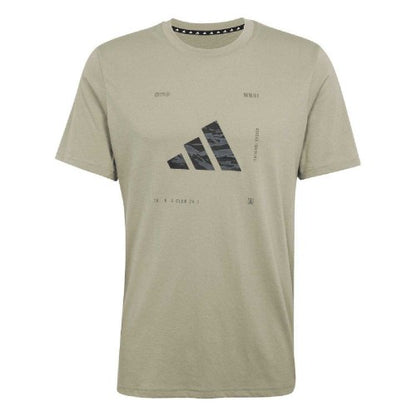 Front - Adidas Mens Camo Logo T-Shirt