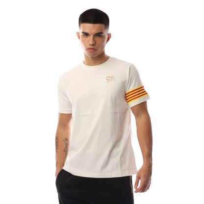Front - Cruyff Mens Barca Retro Football Jersey