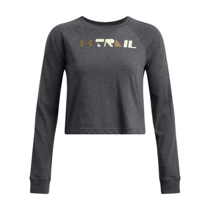 Front - Under Armour Womens/Ladies Launch Trail Run Long-Sleeved T-Shirt