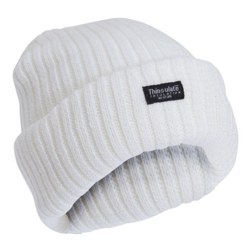 Front - FLOSO Ladies/Womens Chunky Knit Thermal Thinsulate Winter/Ski Hat (3M 40g)