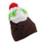 Front - Childrens/Kids Christmas Design Knitted Winter Hat (3 Designs)
