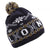 Front - Unisex Fairisle Pattern London Winter Bobble Hat