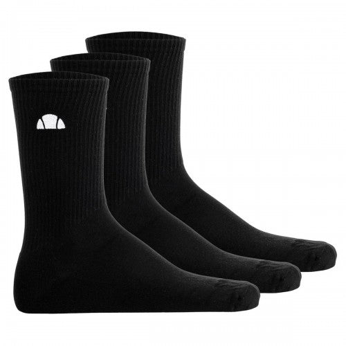 Front - Ellesse Unisex Adult Alacre Crew Socks (Pack of 3)