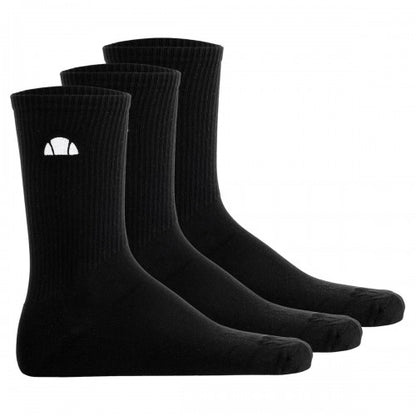 Front - Ellesse Unisex Adult Alacre Crew Socks (Pack of 3)