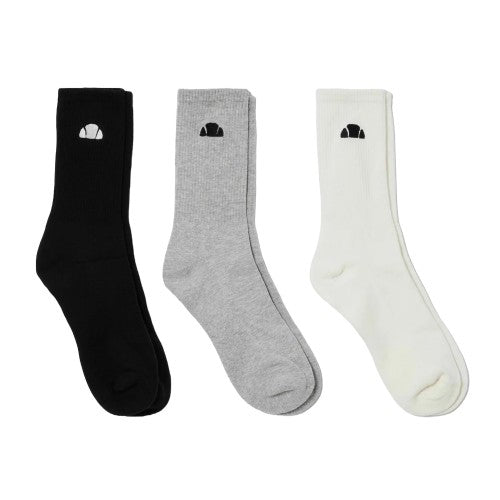 Front - Ellesse Womens/Ladies Sepino Crew Socks (Pack of 3)