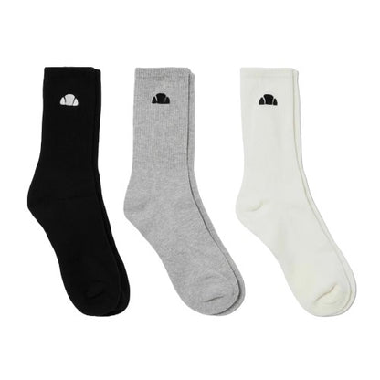 Front - Ellesse Womens/Ladies Sepino Crew Socks (Pack of 3)