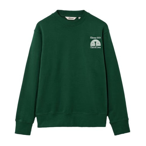 Front - Ellesse Mens Club Di Corsa Sweatshirt