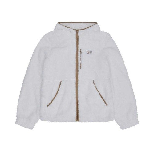 Front - Reebok Womens/Ladies Double Monkey Fleece Jacket