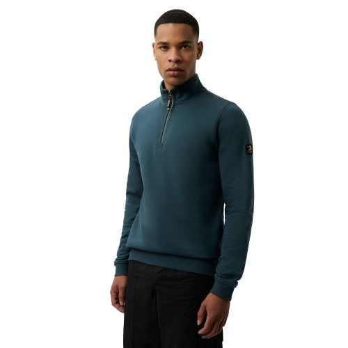 Front - Patrick Mens Harlem Quarter Zip Top
