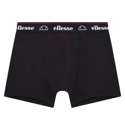 Front - Ellesse Mens Muxel884 Bold Stripe Boxer Shorts (Pack of 3)