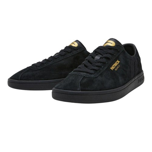 Front - Patrick Mens Monaco Suede Cupsole Trainers