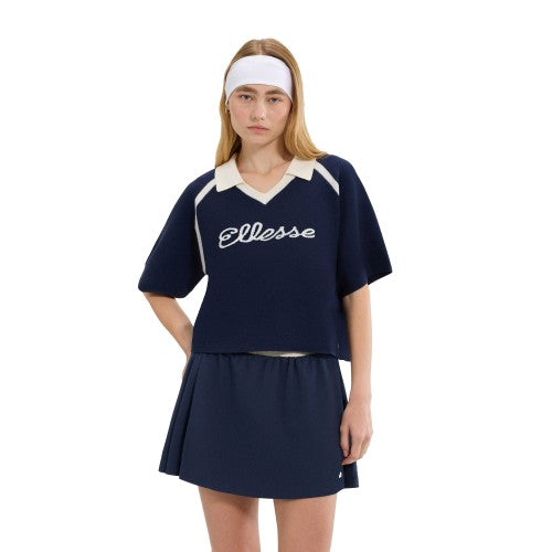 Front - Ellesse Womens/Ladies Brunelli Knitted Polo Shirt