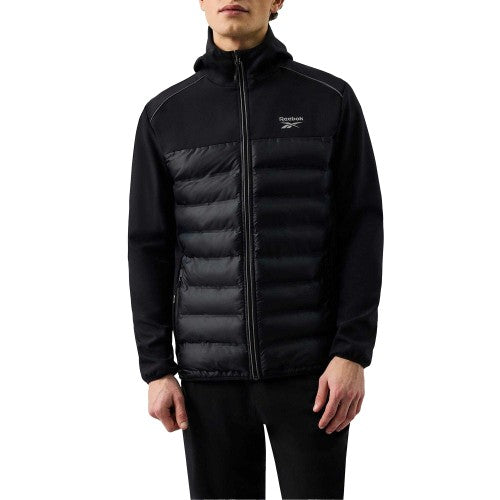 Front - Reebok Mens Heywood Hybrid Jacket