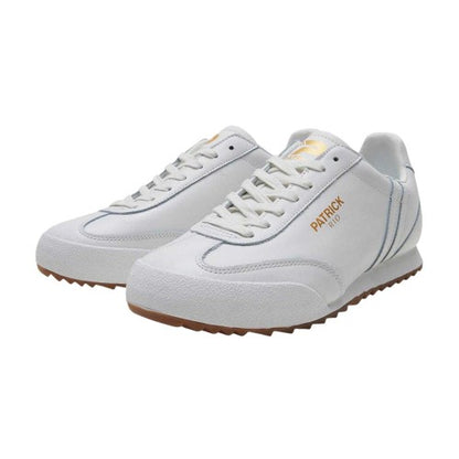 Front - Patrick Mens Rio Leather Running Trainers