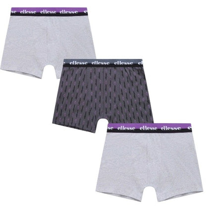 Front - Ellesse Mens Muxel788 Boxer Shorts (Pack of 3)