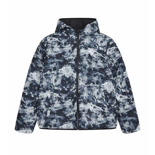 Front - Reebok Mens RB1501 Reversible Puffer Jacket