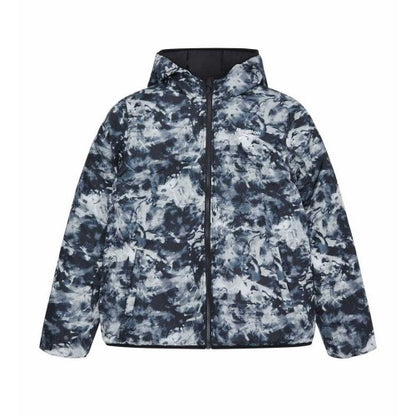 Front - Reebok Mens RB1501 Reversible Puffer Jacket