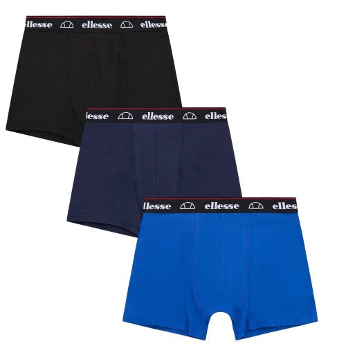Front - Ellesse Mens Muxel885 Boxer Shorts (Pack of 3)