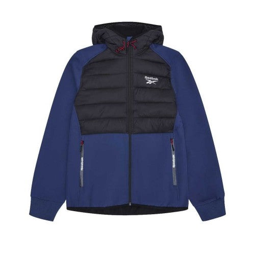 Front - Reebok Mens Mixed Media Jacket
