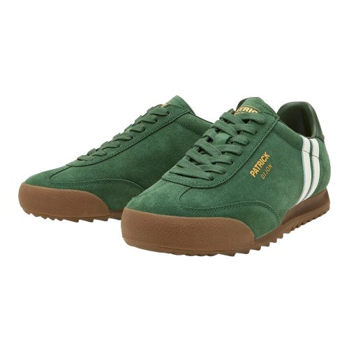Front - Patrick Mens Dijon Suede Running Trainers