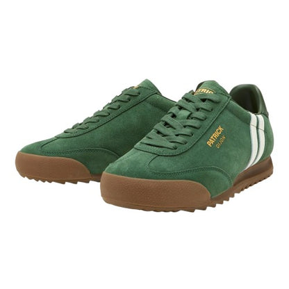 Front - Patrick Mens Dijon Suede Running Trainers