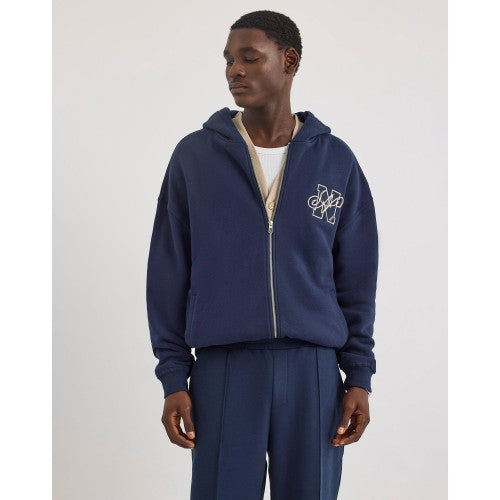 Front - Nautica Mens Strat Full Zip Hoodie