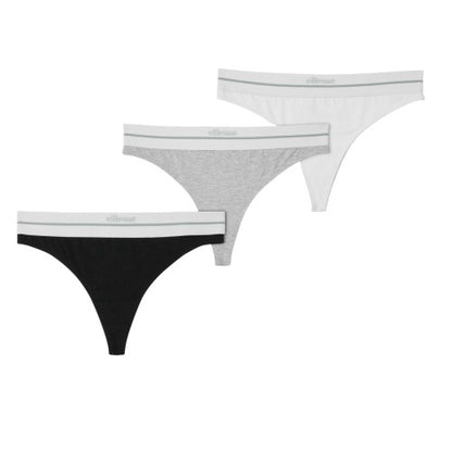 Front - Ellesse Womens/Ladies Andtretta Thong (Pack of 3)