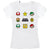 Front - Super Mario Womens/Ladies Items Fitted T-Shirt