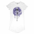 Front - Nightmare Before Christmas Womens/Ladies Moon Drip T-Shirt Dress