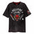 Front - Stranger Things Unisex Adult Hellfire Club Acid Wash T-Shirt