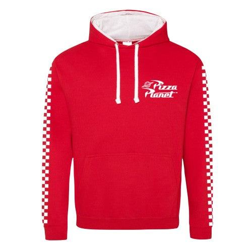 Front - Toy Story Unisex Adult Pizza Planet Hoodie