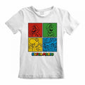 Front - Super Mario Childrens/Kids Squares T-Shirt