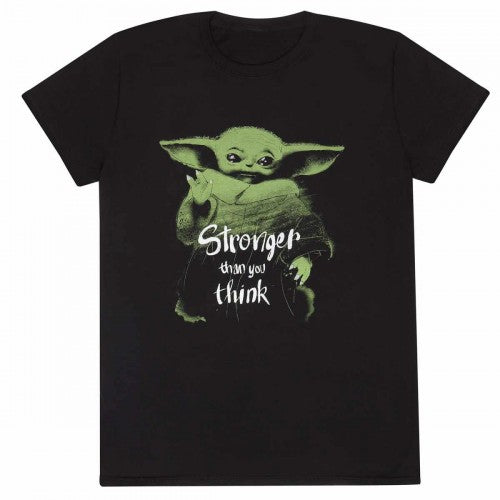 Front - Star Wars: The Mandalorian Unisex Adult Stronger Than You Think T-Shirt