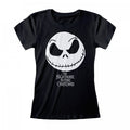 Front - Nightmare Before Christmas Womens/Ladies Jack Skellington T-Shirt