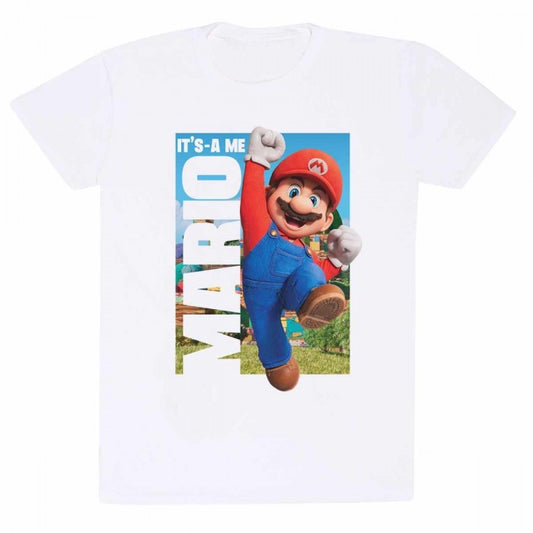 Front - Super Mario Bros Unisex Adult It´s A Me Mario T-Shirt