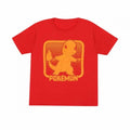 Front - Pokemon Childrens/Kids Charmander Retro T-Shirt