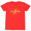 Front - The Flash Unisex Adult Logo T-Shirt