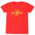 Front - The Flash Unisex Adult Logo T-Shirt