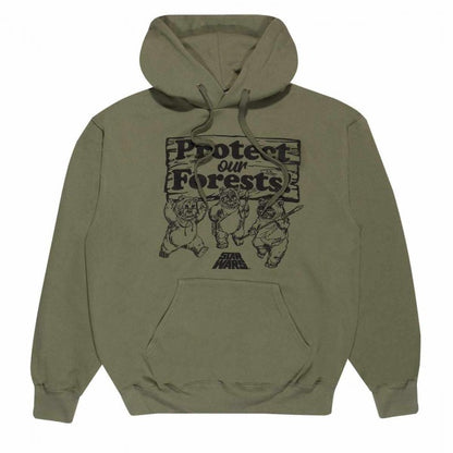 Front - Star Wars Unisex Adult Protect Our Forests Triple Hoodie
