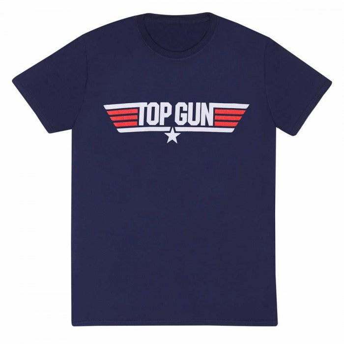 Front - Top Gun Unisex Adult Logo T-Shirt