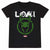 Front - Loki Unisex Adult Season 2 Distressed Logo T-Shirt