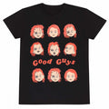 Front - Childs Play Unisex Adult Expressions Of Chucky T-Shirt